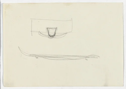 Two Unidentified Detail Sketches by Ludwig Mies van der Rohe, mies van der rohe archive, 1926