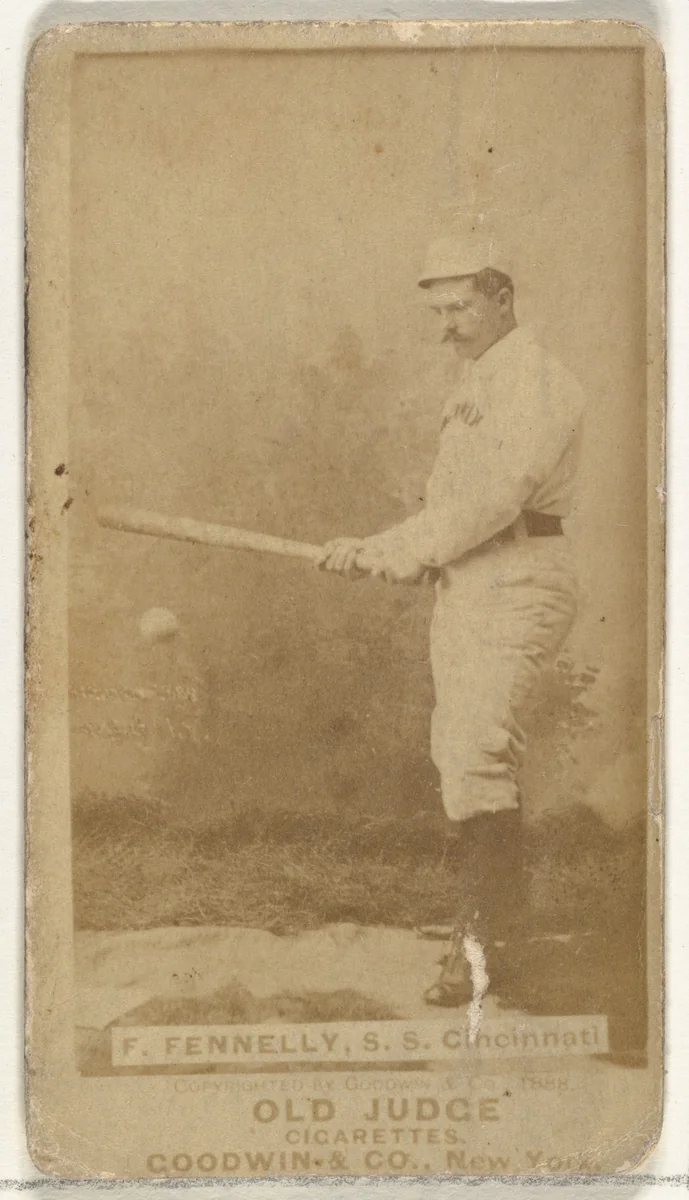 Francis John "Frank" Fennelly, Shortstop, Cincinnati, from the Old Judge series (N172) for Old Judge Cigarettes by Goodwin & Company, photograph, 1888