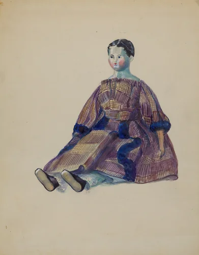 Doll by Mina Lowry, index of american design, 1936