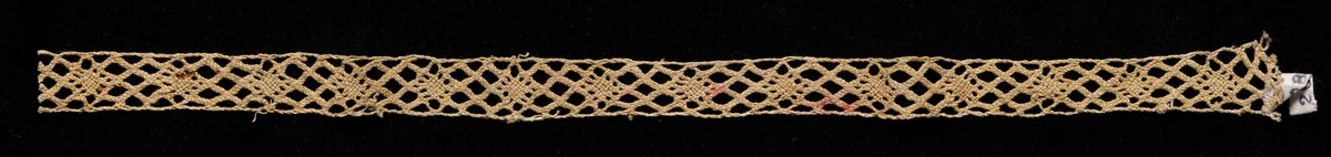Bobbin Lace Insertion without Selvage by Unknown, textile, 1540-1560