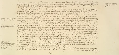 Sermon on Painting, continued by Horace Walpole, manuscript, 1742