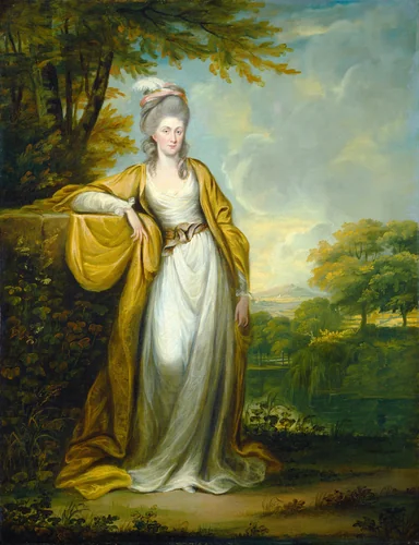 Lady Algernon Percy by James Millar, painting, 1777-1780