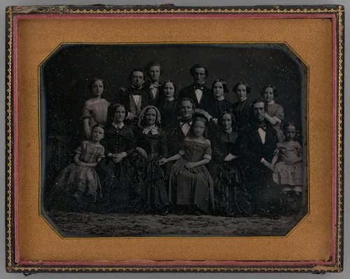 Untitled (Group Portrait of Men, Women, and Children) by Unknown maker, other, 1846