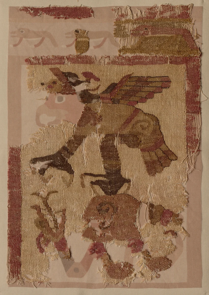 Textile Fragment by Unknown, textile, 50-650