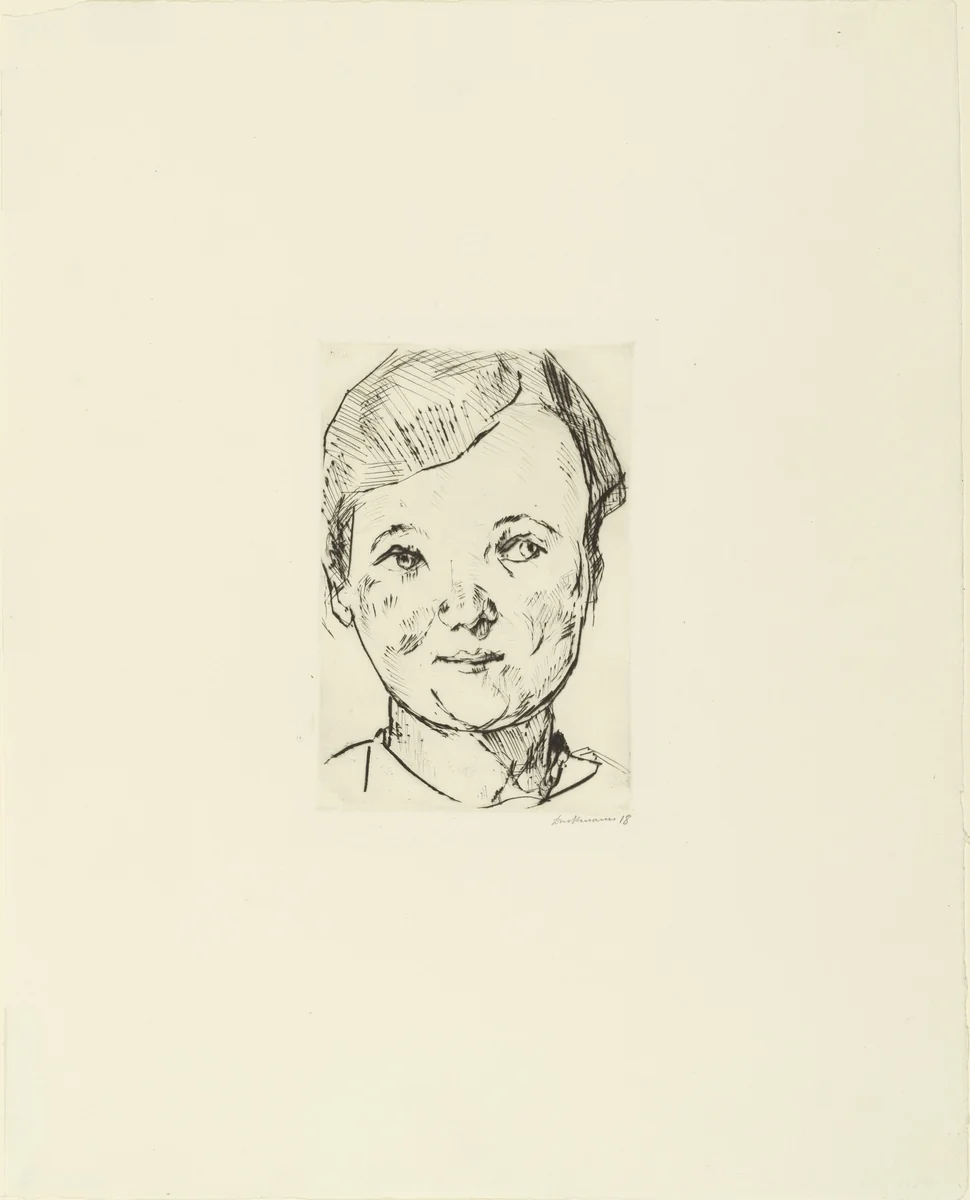 Klara by Max Beckmann, print, 1917