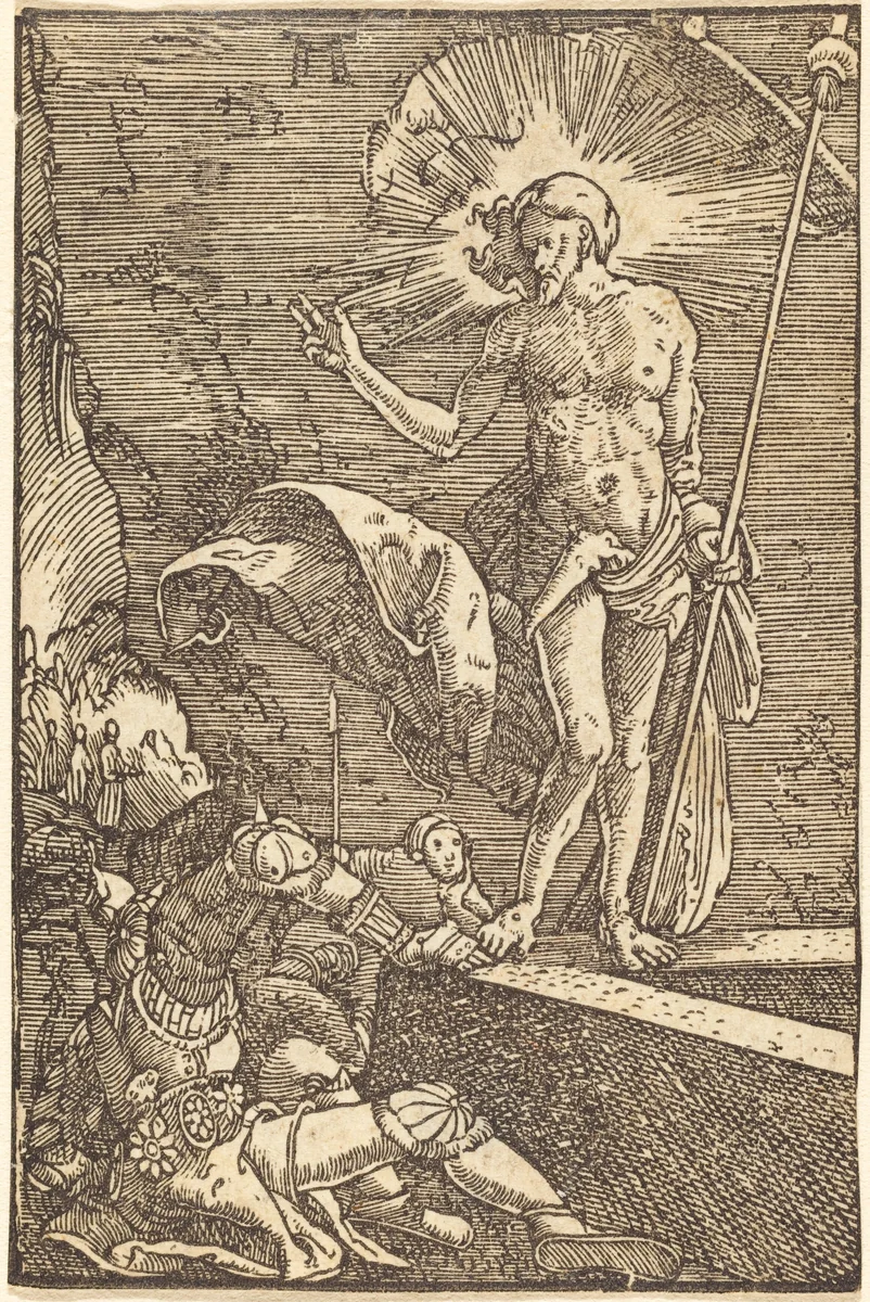 The Resurrection by Albrecht Altdorfer, print, 1513