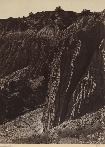 Rain Sculpture, Salt Creek Canon, Utah by William H. Bell, photograph, 1872