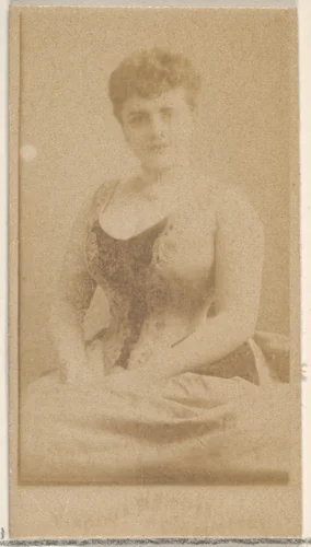 From the Actors and Actresses series (N45, Type 4) for Virginia Brights Cigarettes by Allen & Ginter, photograph, 1885-1891