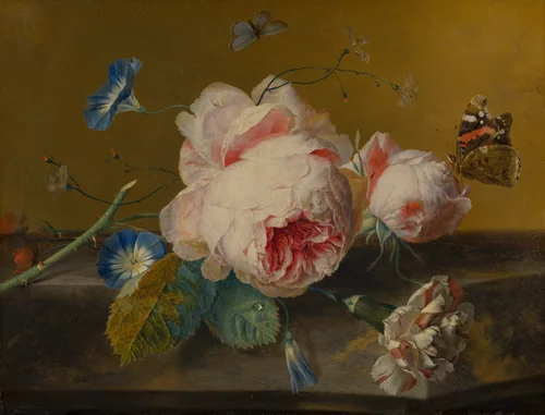Flower Still Life by Jan van Huysum, painting