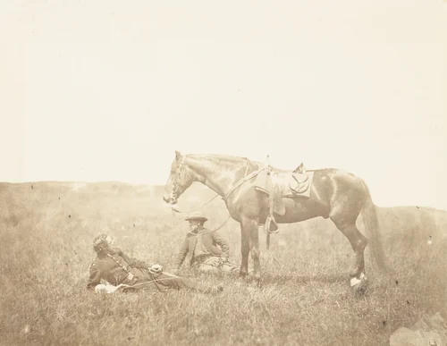 The Halt by Timothy O'Sullivan, Alexander Gardner, photograph, 1864