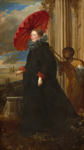 Marchesa Elena Grimaldi Cattaneo by Anthony van Dyck, painting, 1623