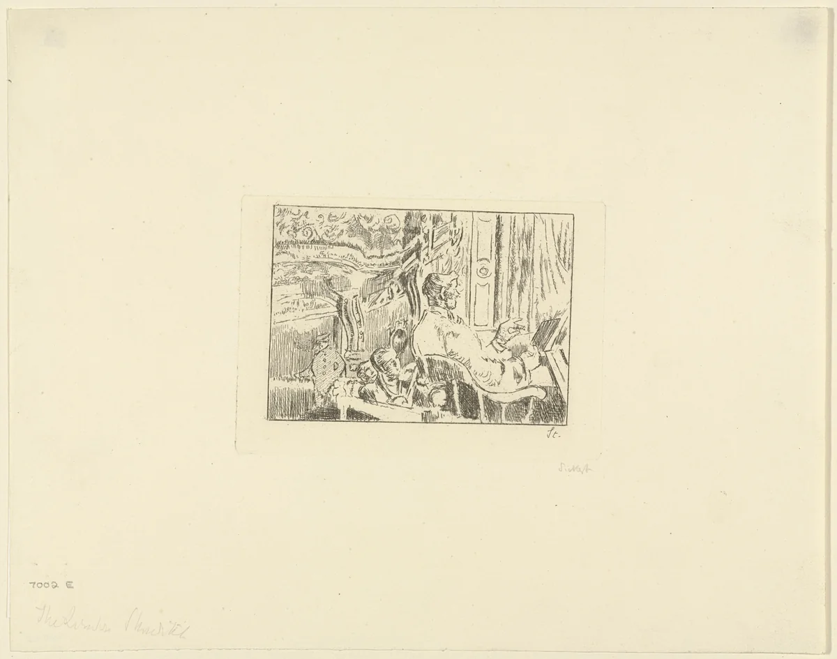 The Orchestra by Walter Richard Sickert, print, 1900