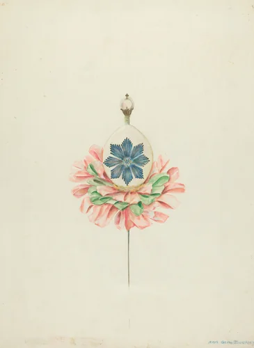 Cascarone by Ann Gene Buckley, index of american design, 1936