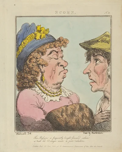 Scorn by Thomas Rowlandson, print, 1800