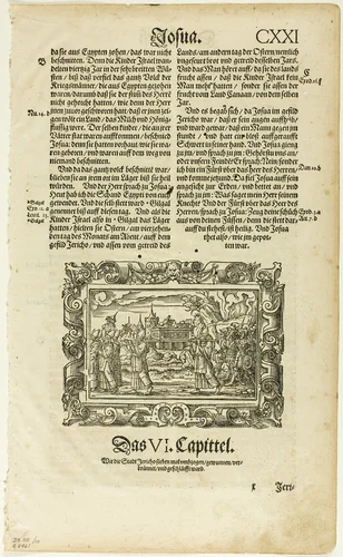 The Taking of Jericho from Catholische Bibell, plate ten from Woodcuts from Books of the XVI Century by Virgil Solis, print, 1564