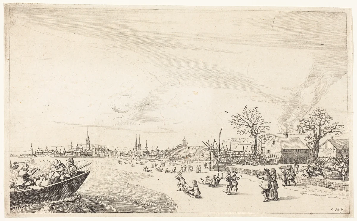 Winter by Conrad Meyer, print, 1649