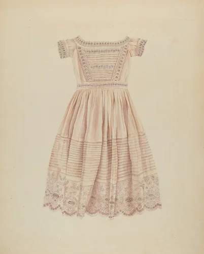 Child's Dress by Lucien Verbeke, index of american design, 1937