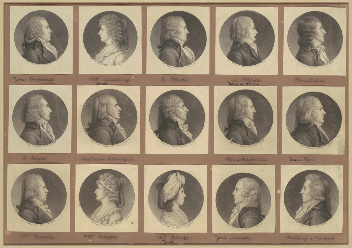 Saint-Mémin Collection of Portraits, Group 3 by Charles B. J. Févret de Saint-Mémin, volume, 1796-1798