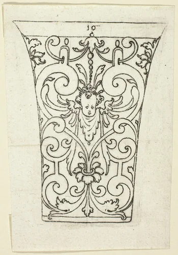 Plate 10, from XX Stuck zum (ornamental designs for goblets and beakers) by Master A.P. German, print, 1601