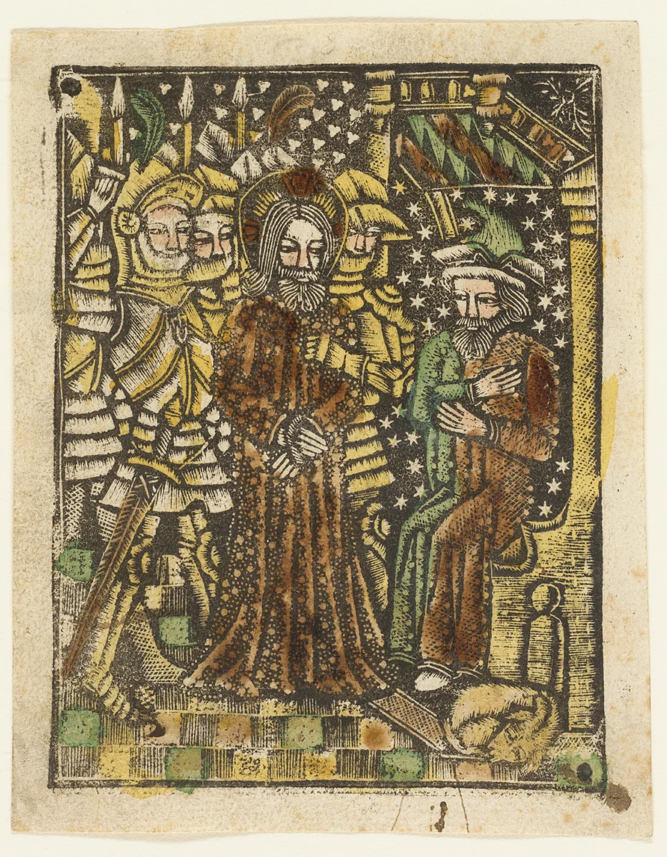 Christ before Annas by Artist Unknown, metalwork, 1460-1465