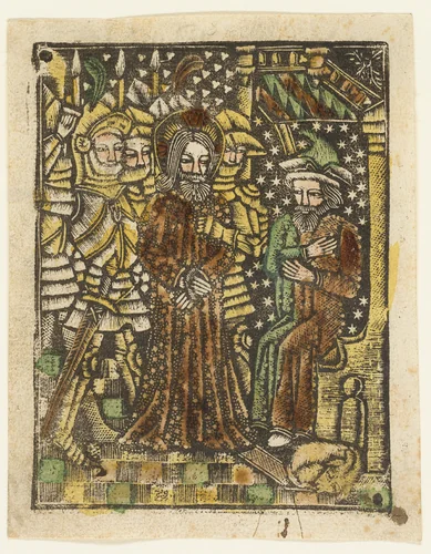 Christ before Annas by Artist Unknown, metalwork, 1460-1465
