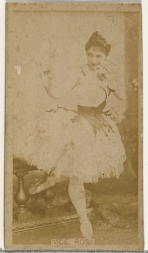 Mde. Rosi, from the Actors and Actresses series (N145-8) issued by Duke Sons & Co. to promote Duke Cigarettes by W. Duke, Sons & Co., photograph, 1890-1895