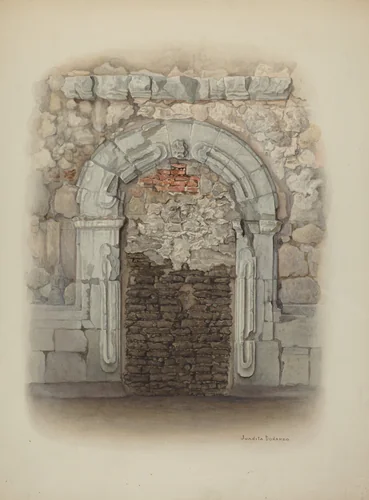 Doorway, Stone by Juanita Donahoo, index of american design, 1940