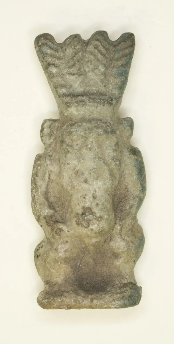 Amulet of the God Bes by Egyptian, metalwork, -1069--664