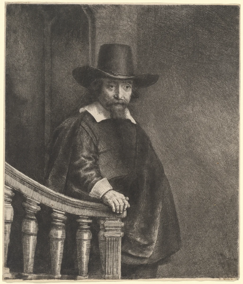 Ephraim Bonus by Rembrandt van Rijn, print, 1647