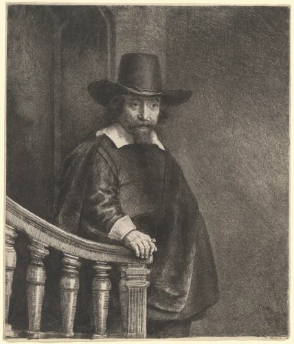 Ephraim Bonus by Rembrandt van Rijn, print, 1647