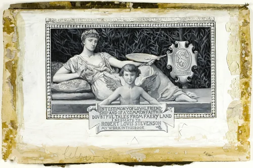 Dedication (for Lamia) by Will Hicock Low, drawing, 1885