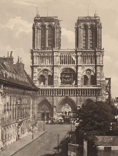Notre-Dame by Louis-Auguste Bisson, Auguste-Rosalie Bisson, photograph, 1850-1859