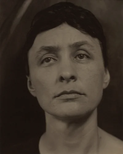 Georgia O'Keeffe by Alfred Stieglitz, photograph, 1919-1921