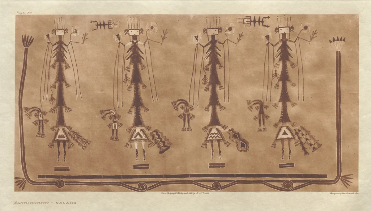 Portfolio I, Plate 39: Alhkidókihi-Navaho by Edward Curtis, other, 1904