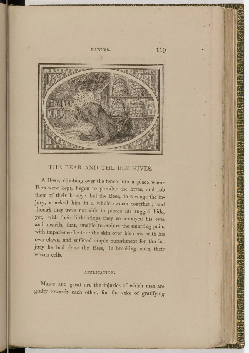 Headpiece (page 119) from The Fables of Aesop by Thomas Bewick, illustrated book, 1818