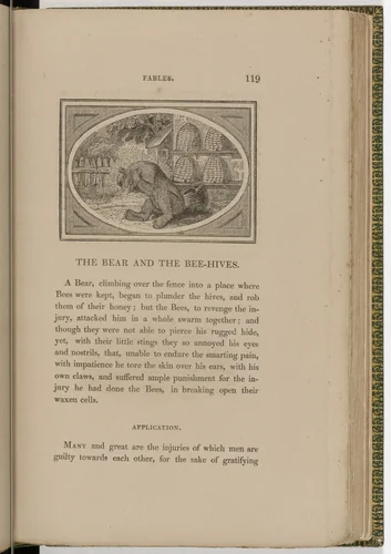 Headpiece (page 119) from The Fables of Aesop by Thomas Bewick, illustrated book, 1818