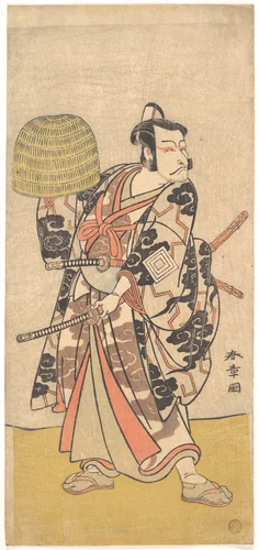 Kabuki Actor Ichikawa Danjūrō V by Katsukawa Shunshô (勝川春章), print, 1774
