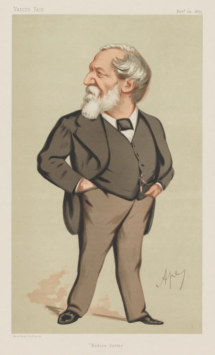 Vanity Fair: "Modern Poetry" by Carlo, print, 1875