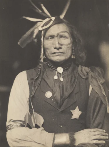 Iron White Man, Sioux by Gertrude Käsebier, photograph, 1899