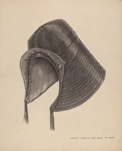 Bonnet by Francis Law Durand, index of american design, 1938