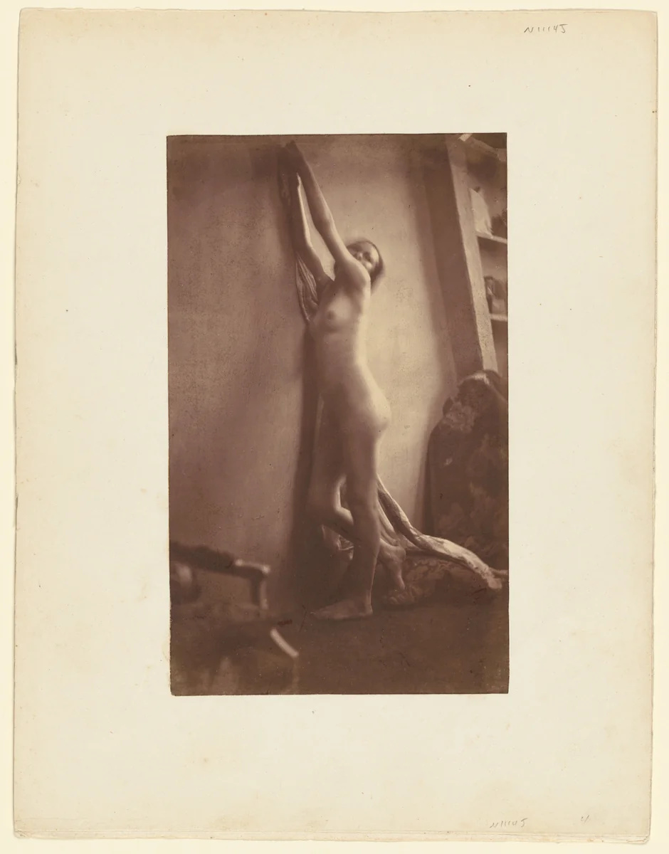 Nude by Frank Chauvassaigne, photograph, 1856