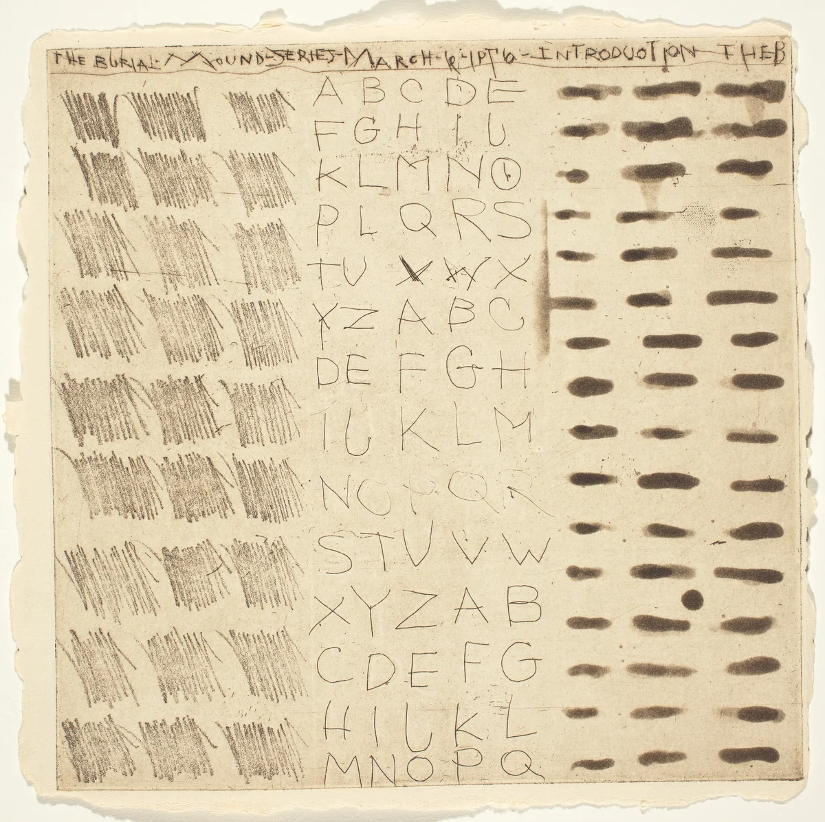 Introduction by Pat Steir, portfolio, 1976