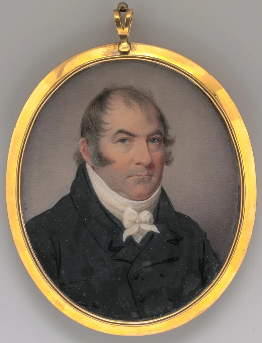 Colonel James Elliott McPherson by Charles Fraser, artwork, 1819