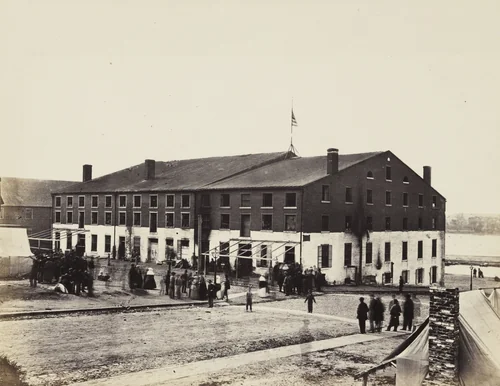 Libby Prison, Richmond, Virginia by Alexander Gardner, photograph, 1864