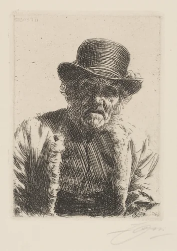 Beadle by Anders Zorn, print, 1911