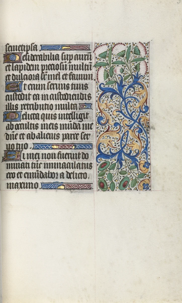 Book of Hours (Use of Rouen): fol. 33r by Master of the Geneva Latini, book, 1465-1475