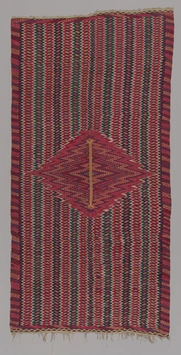 Sarape by Mexico, textile, 1750-1800