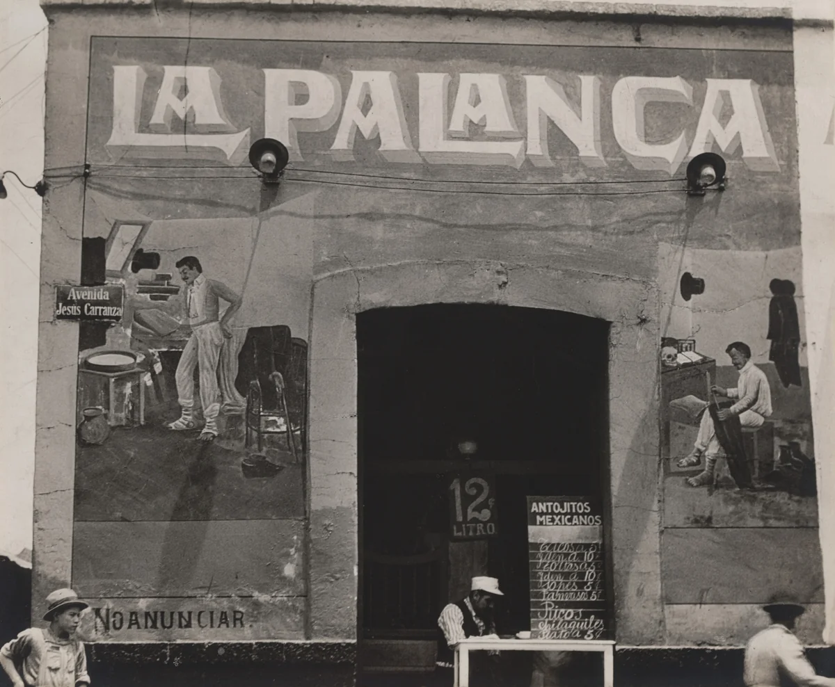 Exterior of Pulquería, Mexico by Tina Modotti, photograph, 1926