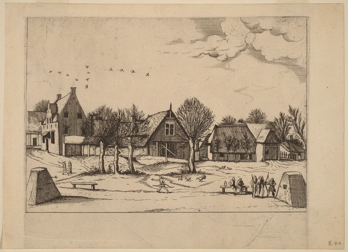 Country Village by Lucas van Doetechum
Johannes van Doetechum the Elder
Master of the Small Landscapes, print, 1559-1561