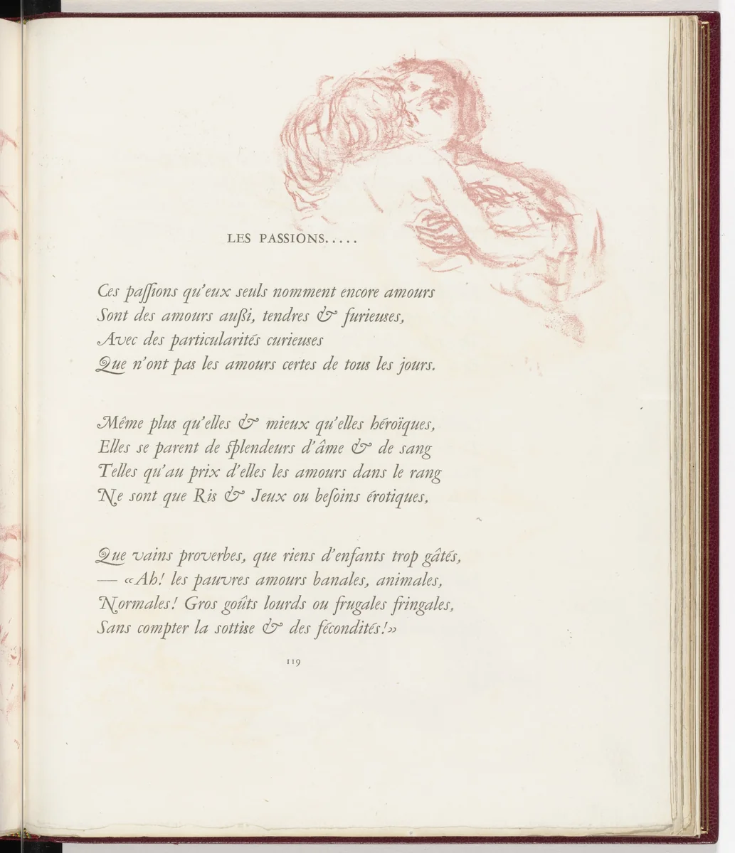 In-text plate (page 119) from Parallèlement (In Parallel) by Pierre Bonnard, illustrated book, 1900